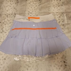 Lululemon Pace Setter Skirt Lavender Orange RARE